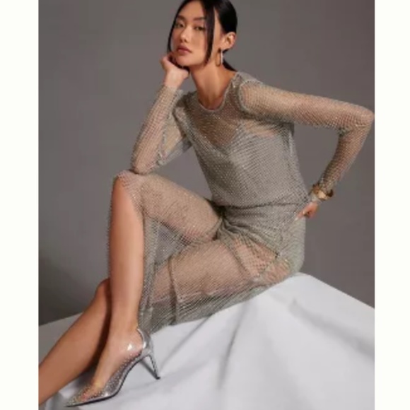 Brand New SUNDAY IN BROOKLYN MESH SPARKLE TOP - Picture 5 of 11